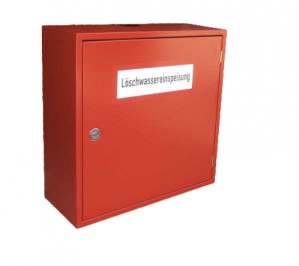 Löschwasser Einbauschrank (Bauart B, Unterputz) Einspeiseschrank, rot,  DIN14461-2